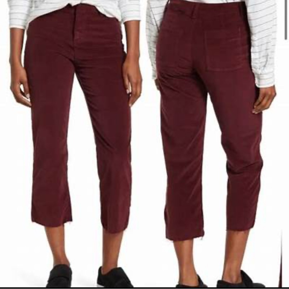 Frank & Eileen Kinsale Raw Edge Cropped Pants